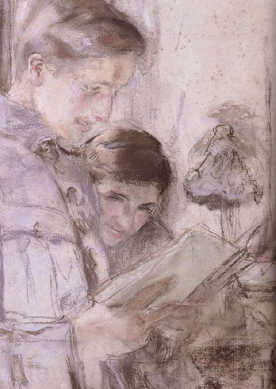 Edouard Vuillard Mishra and his sister Spain oil painting art